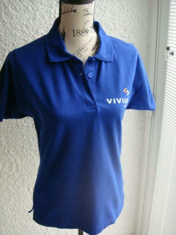 Polo bleu. Marque: "Printer Active Ladies". Taille 38/40, Kleding | Dames, T-shirts, Gedragen, Blauw, Ophalen of Verzenden