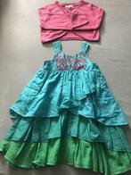 Robe été Catimini 116 / 6 ans turquoise avec gilet rose, Enfants & Bébés, Comme neuf, Enlèvement ou Envoi, Catimini