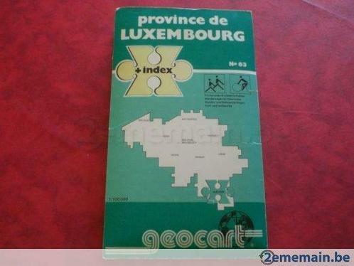 Carte ancienne Province Du Luxembourg, Livres, Atlas & Cartes géographiques, Utilisé, Enlèvement ou Envoi