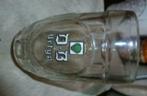 #E bier glas / pul D B URTYP Brouwerij Wielemans Ceuppens, Verzamelen, Glas en Drinkglazen, Ophalen of Verzenden, Gebruikt, Bierglas