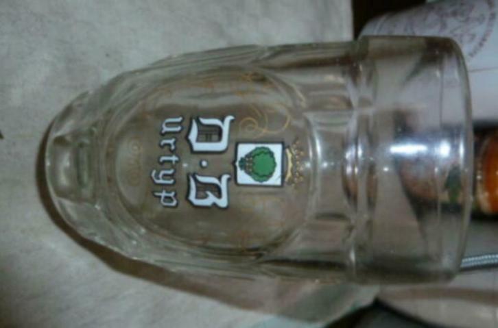 #E bier glas / pul D B URTYP Brouwerij Wielemans Ceuppens, Verzamelen, Glas en Drinkglazen, Gebruikt, Bierglas, Ophalen of Verzenden