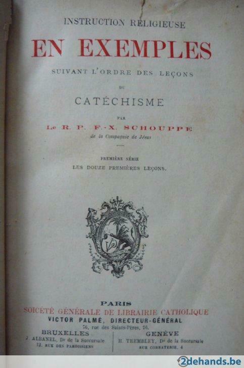 Instruction religieuse en exemples I, Antiek en Kunst, Antiek | Boeken en Manuscripten