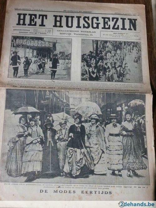 Geïllustreerd weekblad "HET HUISGEZIN - 25 aug.1929", Collections, Revues, Journaux & Coupures, Enlèvement ou Envoi
