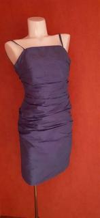 Blauwe feestjurk maat  36,, Enlèvement ou Envoi, Comme neuf, Taille 34 (XS) ou plus petite, Bleu