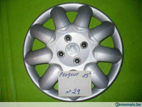 enjoliveur Peugeot 15" (n°29) -1pc  (idem au n°213), Auto-onderdelen, Banden en Velgen, Velg(en), 15 inch, Gebruikt, Ophalen of Verzenden