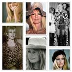 Brigitte Bardot : leopard/zebra/ strohoed, Ophalen of Verzenden, Zo goed als nieuw, Brigitte Bardot stylish items