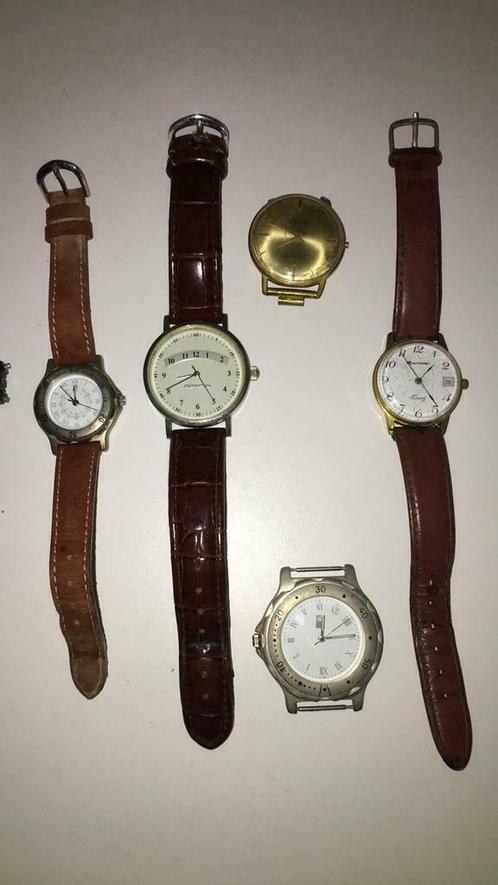 Montres Mesdames / Messieurs. Ancien., Bijoux, Sacs & Beauté, Montres | Hommes, Utilisé, Montre-bracelet, Autres marques, Autres matériaux