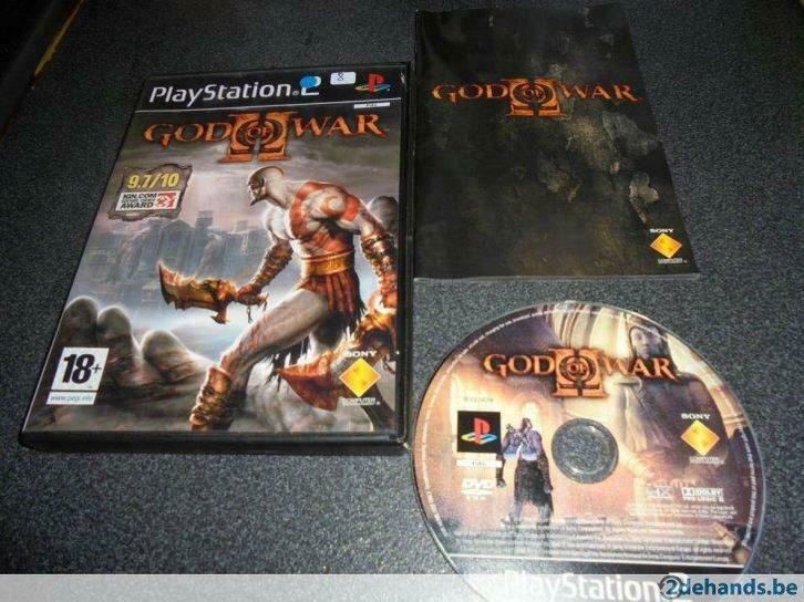 Playstation 2 God of War II (orig-compleet), Consoles de jeu & Jeux vidéo, Jeux | Sony PlayStation 2, Utilisé, Enlèvement ou Envoi