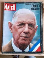 Édition spéciale décès Charles De Gaulle (Paris Match), Verzamelen, Tijdschriften, Kranten en Knipsels, Ophalen of Verzenden