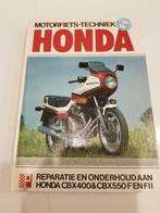 Boek Honda cbx 550, Motoren, Handleidingen en Instructieboekjes, Honda