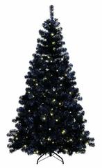 Zwarte Kerstboom 2.10m Incl. Ledverlichting Met 400 Led's, Enlèvement ou Envoi, Neuf