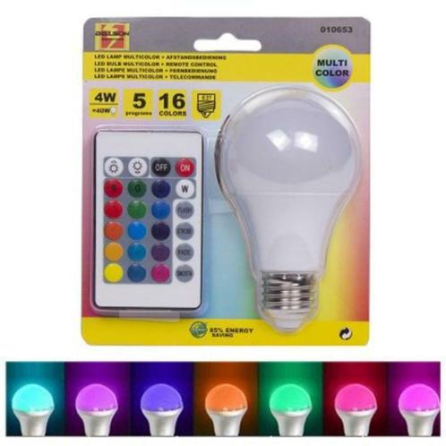 Ledlamp sfeerlamp colorchanging met afstandsbediening actie, Maison & Meubles, Lampes | Lampes de table, Neuf, Enlèvement ou Envoi
