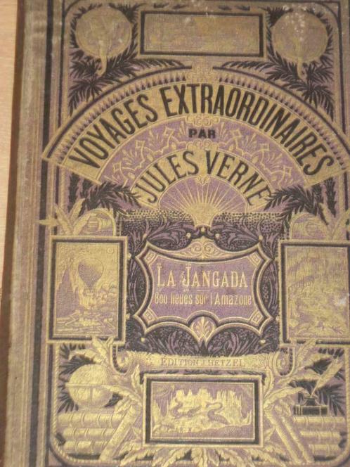 1881 Voyages extraordinaires L' Amazone JULES VERNE HETZEL, Antiquités & Art, Antiquités | Livres & Manuscrits, Enlèvement