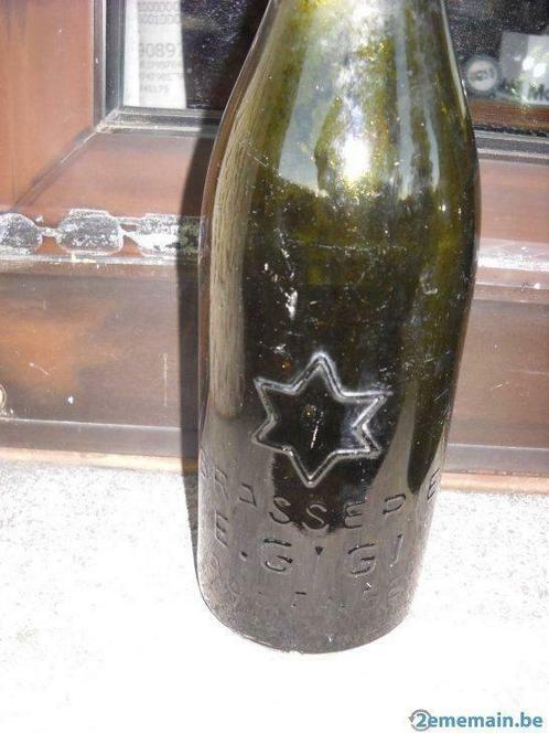 Anc.bout.bière Bras.MANGEN Arlon & E.GIGI  Aubange., Verzamelen, Glas en Drinkglazen, Gebruikt, Ophalen