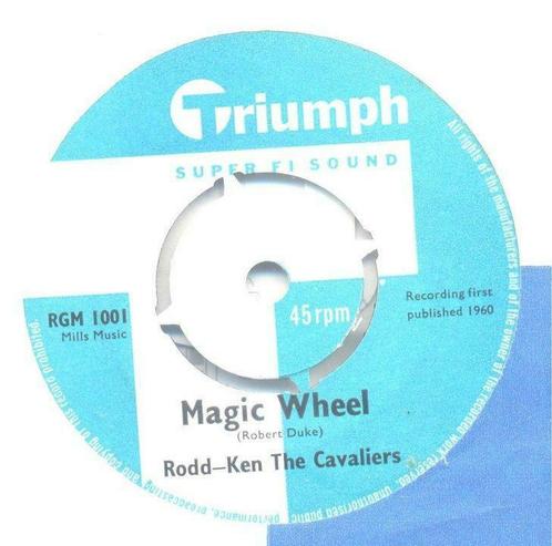 Rodd Ken The Cavaliers – Magic Wheel / Happy Valley – Single, CD & DVD, Vinyles | Autres Vinyles, Enlèvement ou Envoi