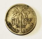 CONGO 50 centimes 1926 Albert 1, Timbres & Monnaies, Enlèvement ou Envoi, Monnaie en vrac, Autres pays