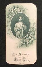4 p. Section de dévotion du Sacré-Cœur - fin 1800, Collections, Enlèvement ou Envoi, Image pieuse