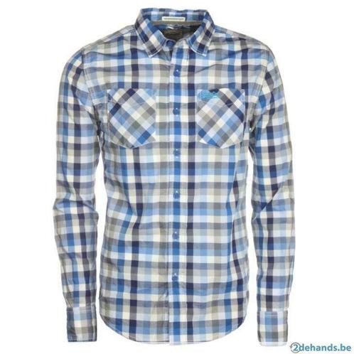 Superdry paperweight hemd - maat S - 1 x gedragen, Kleding | Heren, T-shirts, Gedragen, Maat 46 (S) of kleiner, Ophalen