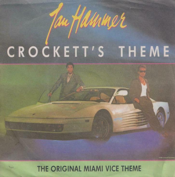 Jan Hammer – Crockett’s theme (Miami Vice) - Single, Cd's en Dvd's, Vinyl Singles, Gebruikt, Single, Filmmuziek en Soundtracks