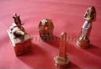 Lot de 4 statuettes égyptiennes, Enlèvement ou Envoi, Comme neuf