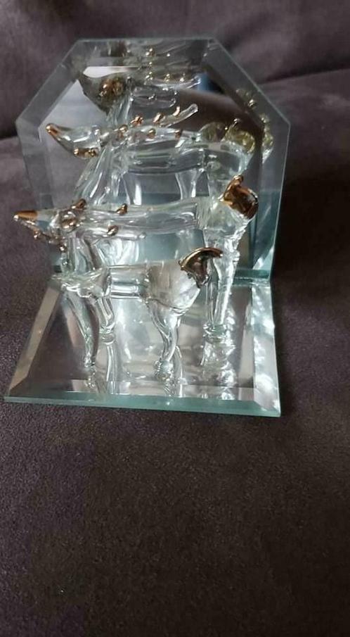 Beeldjes in glas : engel , cello, poes , zwaan , varken,.., Antiek en Kunst, Antiek | Glaswerk en Kristal, Ophalen of Verzenden
