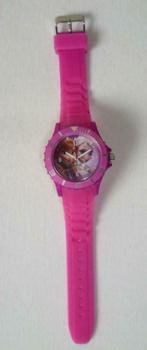horloge Disney Frozen, Ophalen of Verzenden, Gebruikt, Roze, Meisje