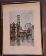 Ets Brugge door Jan Korthals (1916-1972), Antiek en Kunst, Kunst | Etsen en Gravures, Ophalen of Verzenden