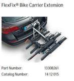 Opel Astra - FlexFix Bike Carrier Extension, Auto-onderdelen, Nieuw, Opel, Ophalen