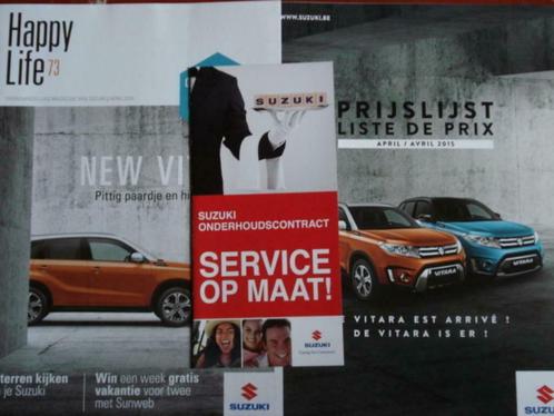 Suzuki Happy Life 73 avril 2015 Vitara/Liste des prix, Livres, Autos | Brochures & Magazines, Comme neuf, Autres marques, Envoi