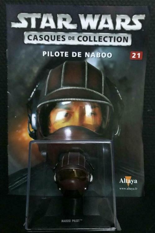 Casque de collection Star Wars n°21 " Pilote de Naboo " -, Collections, Star Wars, Utilisé, Figurine, Enlèvement ou Envoi