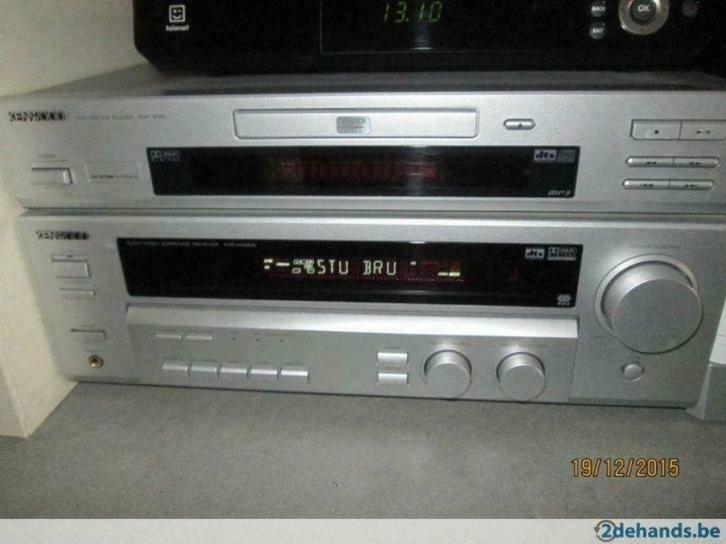 Kenwood Hifi Homecinema-systeem, Audio, Tv en Foto, Stereoketens, Gebruikt, Cd-speler, Dvd-speler, Tuner of Radio, Speakers, Overige merken
