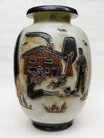 Studio Guerin - grand vase - grès - cadeau d'un(e) ministre, Antiquités & Art, Enlèvement ou Envoi