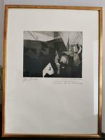 Lithographie cubiste, signée et numérotée., Enlèvement ou Envoi