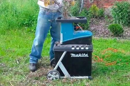 A LOUER - Broyeur Makita  - à LOUER, Tuin en Terras, Hakselaars, Zo goed als nieuw, Elektrisch, Met opvangzak
