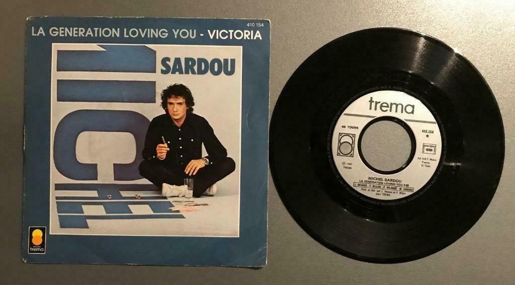 Vinyle de Michel Sardou -, Ophalen of Verzenden, Gebruikt, Overige genres, Single
