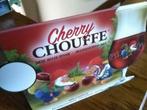 Tafelkaartje bierreclame  Cherry Chouffe., Ophalen of Verzenden, Nieuw, Reclamebord, Plaat of Schild