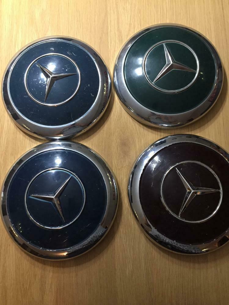 Lot de4 enjoliveurs Mercedes années 50-60, Autos : Divers, Enjoliveurs