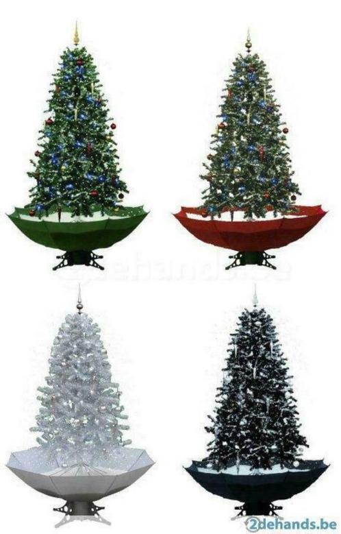 Echt Sneeuwende Kerstboom 1.70m. Incl. Led's, Muziek & Deco!, Diversen, Kerst, Nieuw, Ophalen of Verzenden