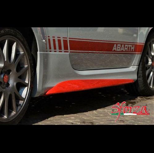 Jupes latérales Sforza pour Abarth 500 style Biposto, Auto-onderdelen, Carrosserie, Bumper, Fiat, Overige automerken, Links, Rechts