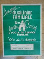 Originele affiche school te Ukkel -Brussel, Verzamelen, Posters, Ophalen of Verzenden