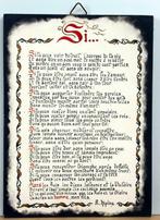Gedicht / Poème "Si" R. Kipling, Boeken, Ophalen of Verzenden, Zo goed als nieuw, Eén auteur