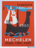 Affiche rétro Hanswijk Cavalcade Malines 1963, Enlèvement ou Envoi