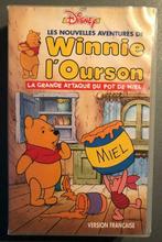 VHS "Winnie l'Ourson : La grande attaque du pot de miel". -, CD & DVD, Enlèvement ou Envoi, Dessin animé, Tous les âges, Utilisé