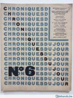 Chroniques du Jour N° 6, Mai 1950, Livres, Utilisé, Enlèvement ou Envoi