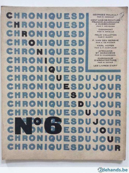 Chroniques du Jour N° 6, Mai 1950, Boeken, Tijdschriften en Kranten, Gelezen, Ophalen of Verzenden