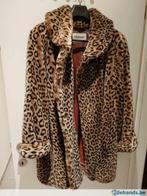 Jas met dierenprint maat 46, Kleding | Dames, Jassen | Winter, Ophalen, Gedragen, Maat 46/48 (XL) of groter, Zwart
