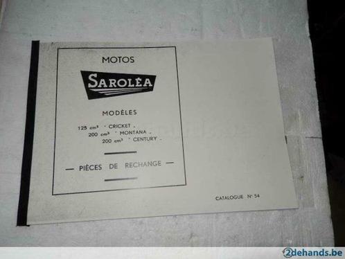 Sarolea 125cc en 200cc onderdelenboek, Motoren, Onderdelen | Overige, Nieuw, Ophalen of Verzenden