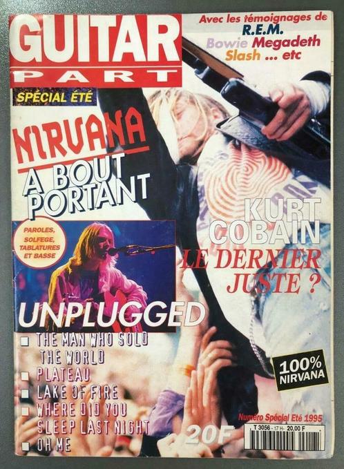 Guitar Part Spécial Nirvana été 1995, Muziek en Instrumenten, Bladmuziek, Gebruikt, Les of Cursus, Rock en Metal, Ophalen of Verzenden