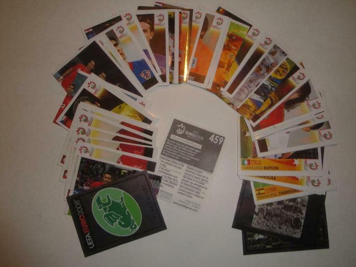 Panini EURO 2008 ,  60 verschillende stickers, Hobby en Vrije tijd, Verzamelkaartspellen | Overige, Zo goed als nieuw, Overige typen