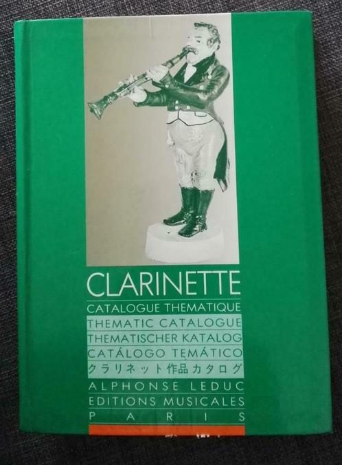 Clarinette (catalogue thématique) •	GRAND FORMAT (bis), Livres, Musique, Utilisé, Autres sujets/thèmes, Enlèvement ou Envoi